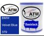 Preview: BMW, Velvet Blue, 379: 1L Lackdose, von ATW Autoteile West.